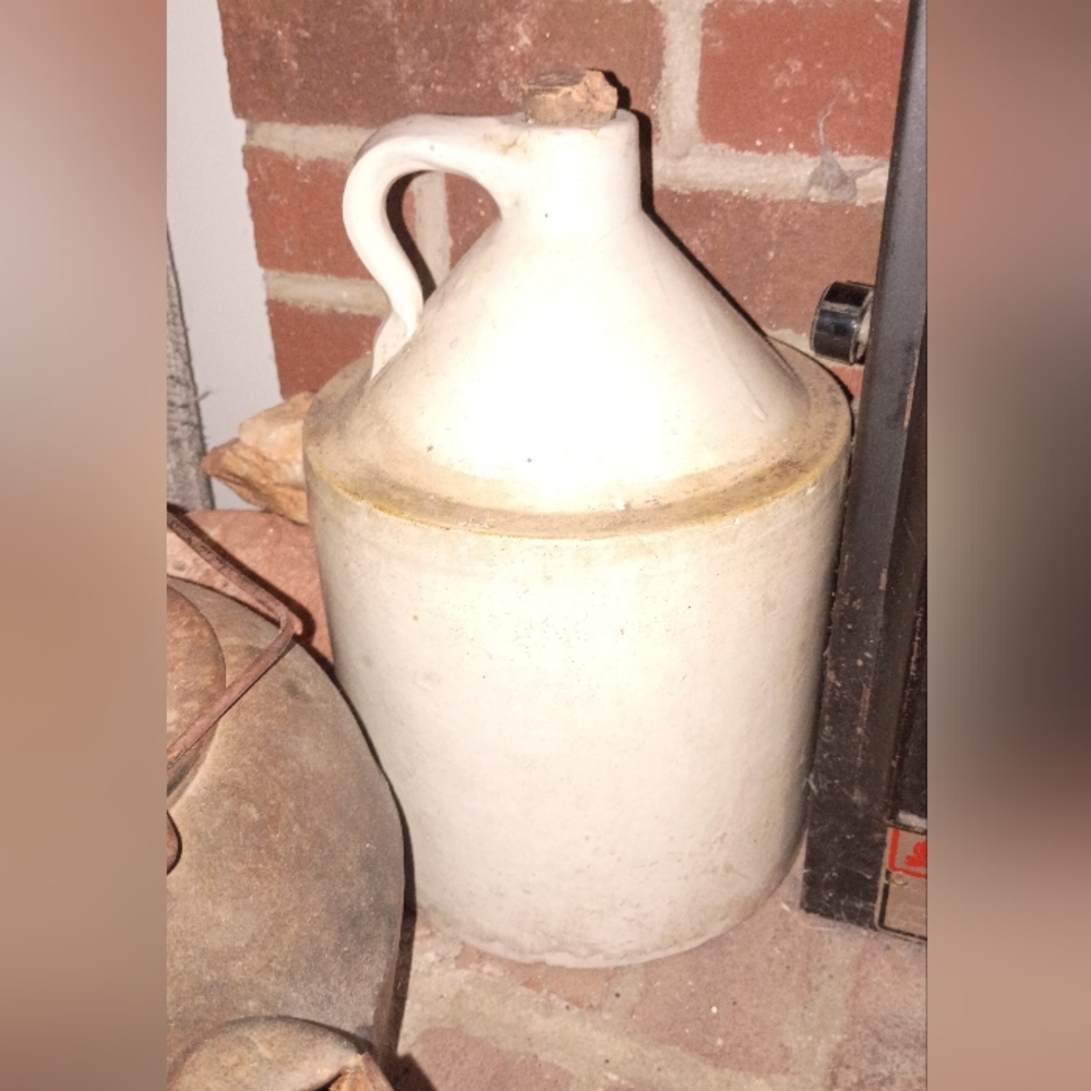 Source Unknown Cream Ceramic Jug